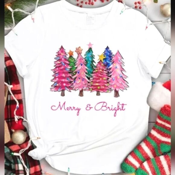 Super festive hoilday white top size XL - Picture 2 of 4